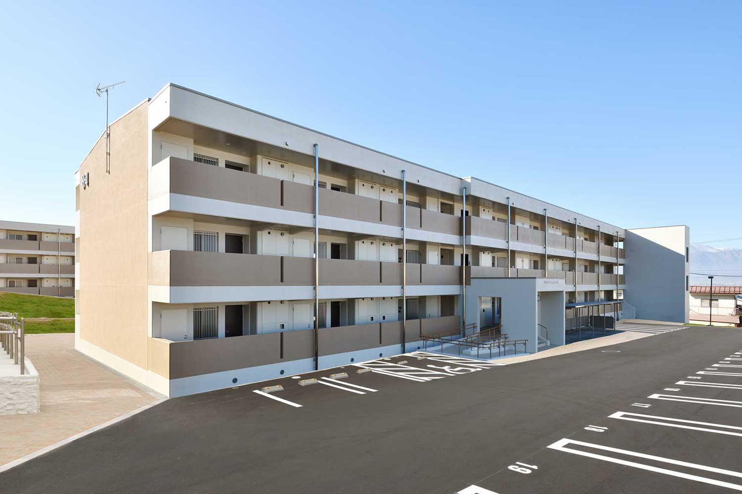 松本市営住宅寿団地B-4棟新築主体工事